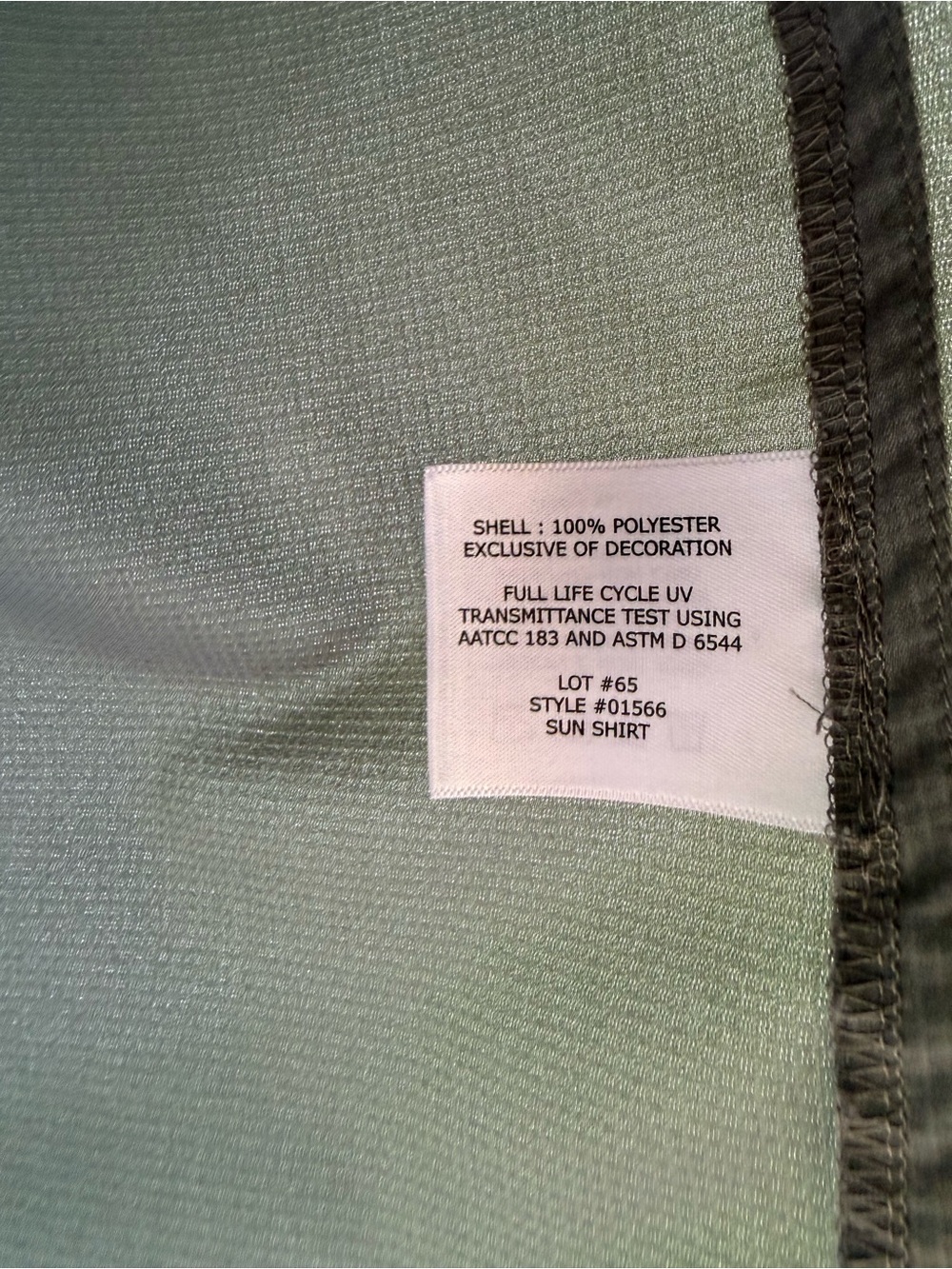Coolibar UPF 50+ Men’s Sun Protection Button-Up Shirt – XL Sage Green - Picture 3 of 5